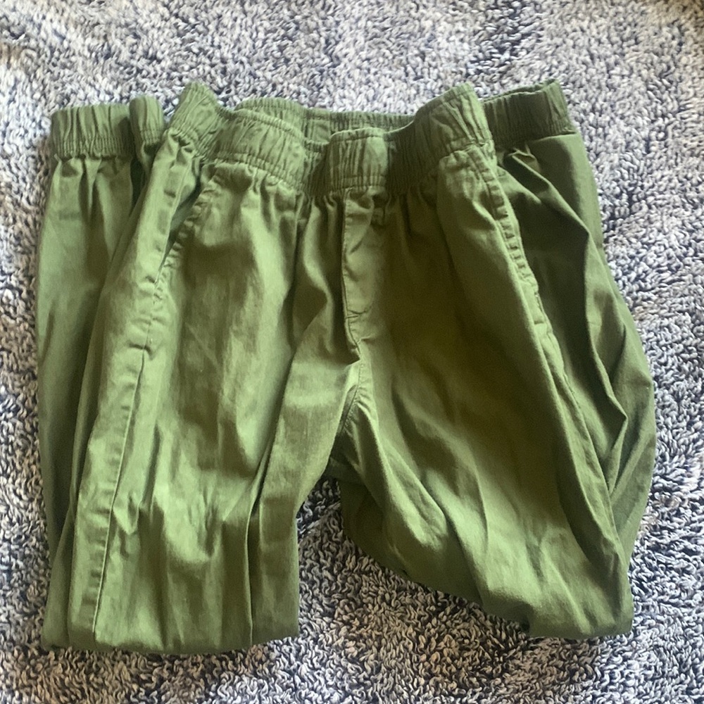 Green pants